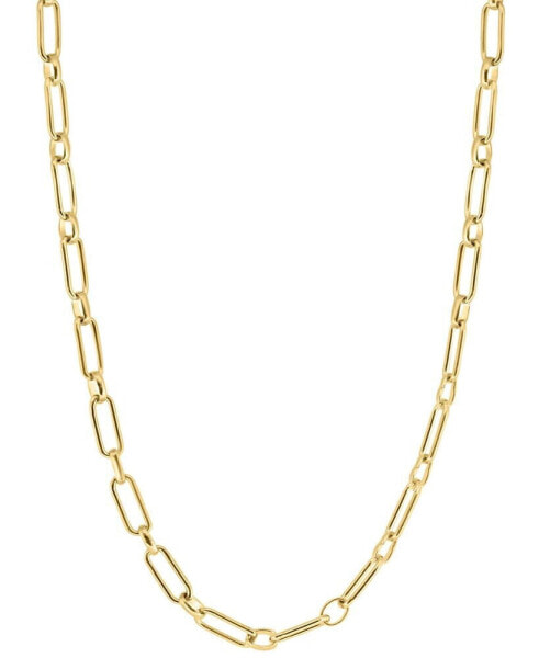 EFFY® Men's Link 22" Chain Necklace in 14k Gold-Plated Sterling Silver