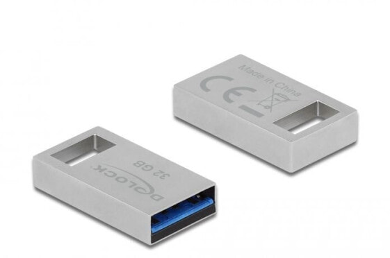 Флеш-накопитель Delock 54070 - 32 ГБ USB Type-A 3.2 Gen 1 (3.1 Gen 1) 119 МБ/с Capless Серебристый