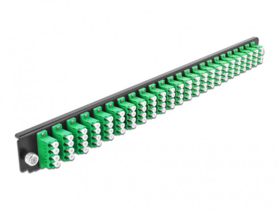 Delock 43370 - Fiber - LC - Green - Rack mounting - 1U - 44 mm