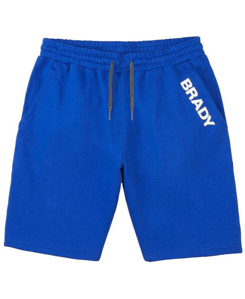 Men's Brady Blue Wordmark Fleece Shorts