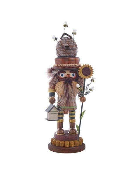 Kurt Adler 15In Hollywood Bee Keeper Nutcracker Multicolor