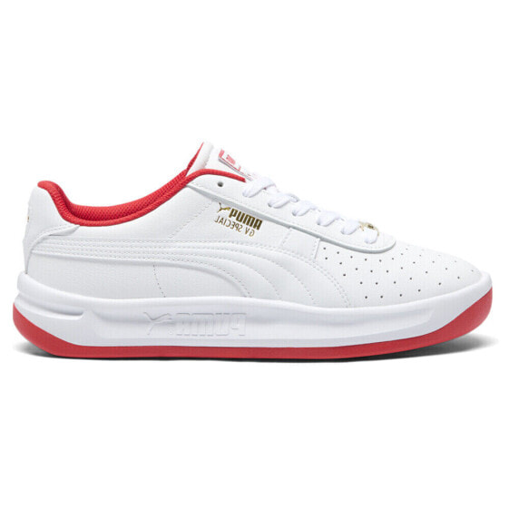 Puma Gv Special Lace Up Mens Red, White Sneakers Casual Shoes 39837405