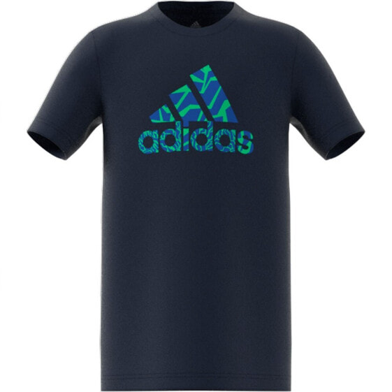 Мужская спортивная футболка черная с логотипом ADIDAS AR Prme Short Sleeve T-Shirt