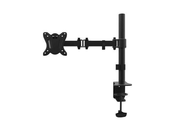 Кронштейн для монитора Equip 13"-27" Артикулированный кронштейн на стол - Зажим - 8 кг - 33 см (13") - 68.6 см (27") - 100 x 100 мм - Черный