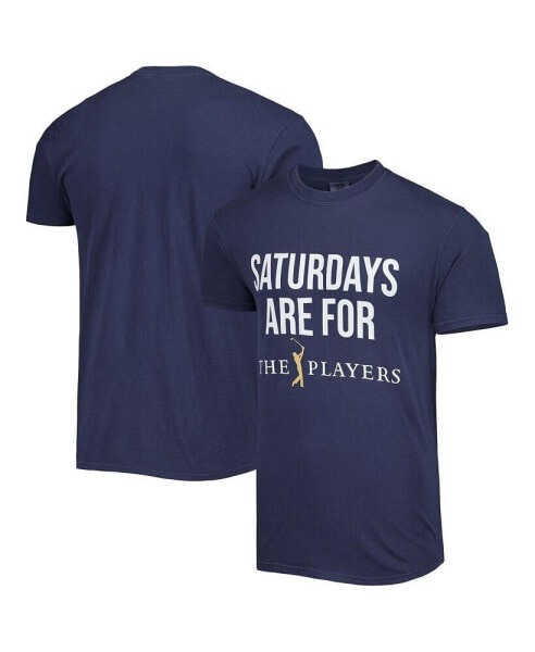 Men's Navy THE PLAYERS Saturdays Are For The Players T-shirt