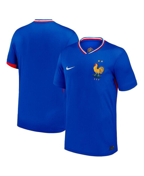 Men's Blue France National Team 2024 Home Replica Blank Jersey