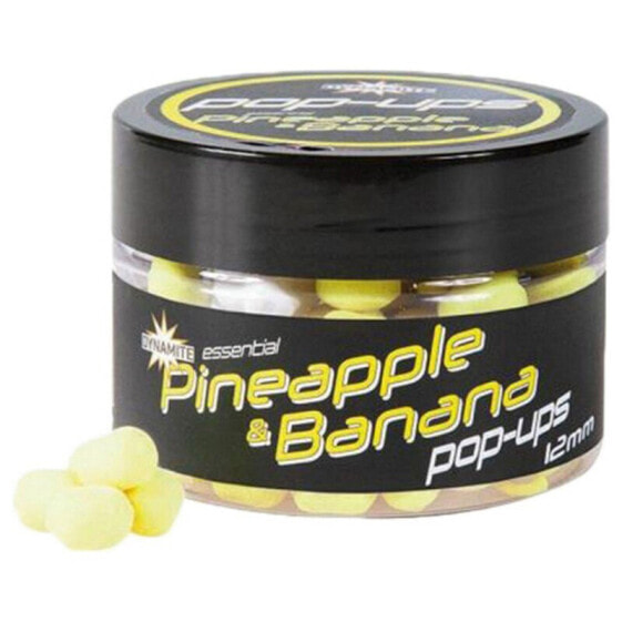 DYNAMITE BAITS Fluoro Pop-Ups Pineapple&Banana Natural Bait 48g