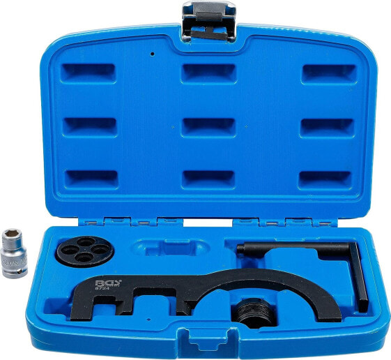 BGS 8724 | Engine Adjustment Tool Kit | For BMW N47, N47S, N57 | Camshaft | Timing Chain | Cylinder Head Gasket & 9422 | Crankshaft Holding Tool | For BMW N47 / N57