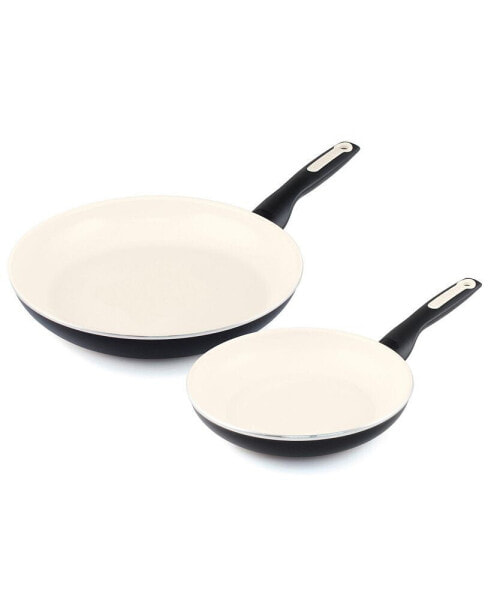 Rio Ceramic Nonstick 8"and 10" Frypan Set