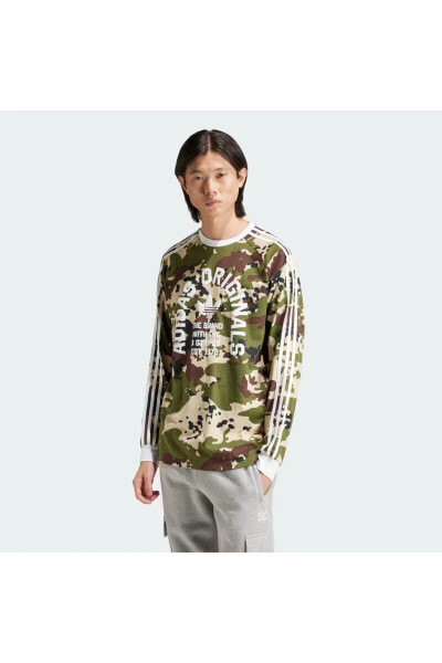 Camo Long Sleeve Cali Erkek Sweatshirt