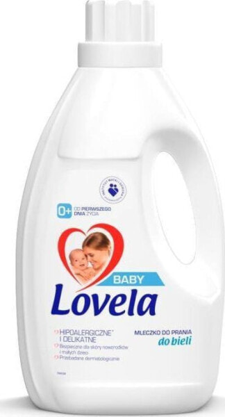 Lovela LOVELA_Baby hipoalergiczne mleczko do prania ubranek niemowlęcych i dziecięcych do bieli 1,45l