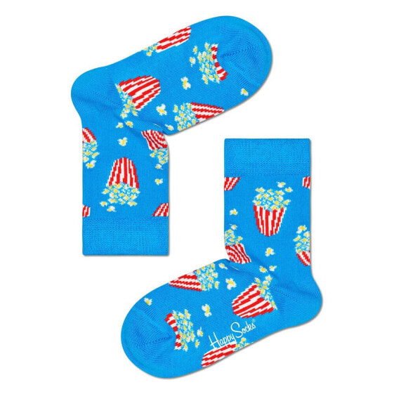 Носки для детей Happy Socks в стиле ведерко попкорна, синие