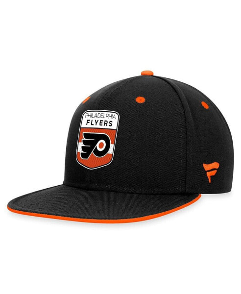 Men's Black Philadelphia Flyers 2023 NHL Draft Snapback Hat