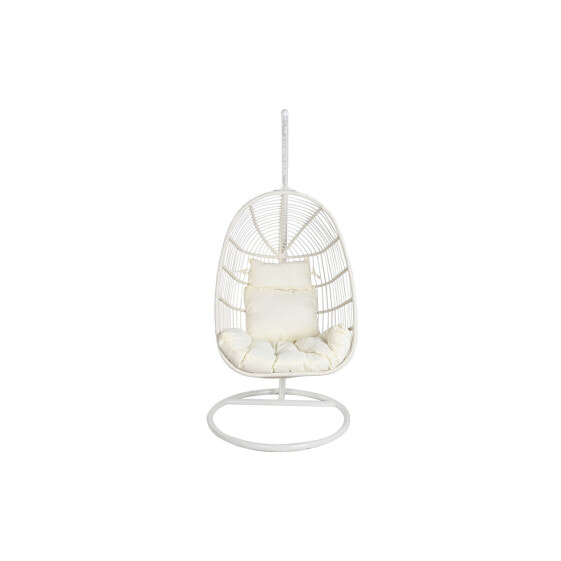 Подвесное садовое кресло DKD Home Decor Белый Металл Алюминий синтетический ротанг 94 x 100 x 196 cm