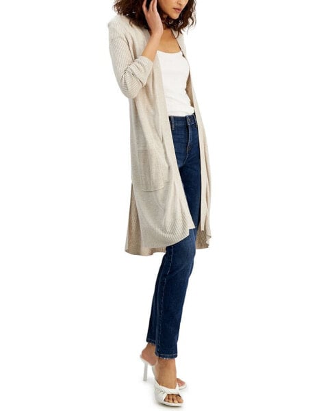 Women's Ribbed Cardigan, Created for Macy's