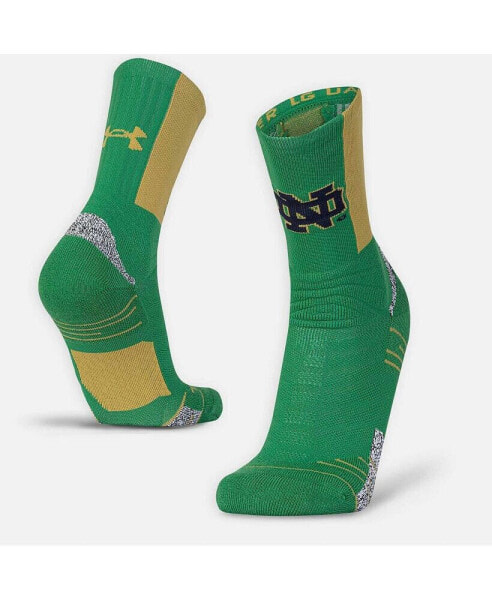 Men's Green Notre Dame Fighting Irish Playmaker Crew Socks