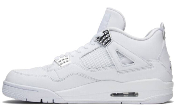 Кроссовки Nike Air Jordan 4 Retro Pure Money (Белый)