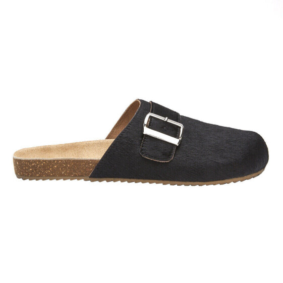 COCONUTS by Matisse Zella Buckle Mules Womens Black Flats Casual ZELLA-012