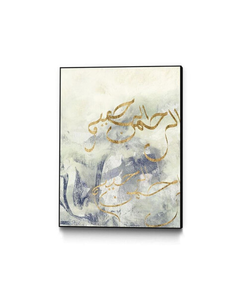 40" x 30" Arabic Encaustic IV Art Block Framed Canvas