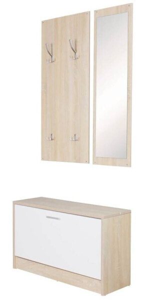 Wand-Garderobe eckig BUSID Garderobe