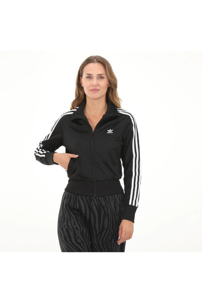Спортивная куртка Adidas Fırebırd Tt Черная 8764-K для женщин