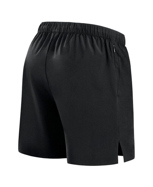 Men's Black Texas Rangers Front Office Woven Shorts