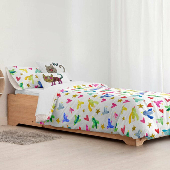 Nordic cover Decolores Ocells Multicolour 240 x 220 cm