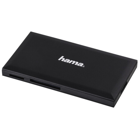 Hama 00181018 - MS Duo - MS PRO Duo - MS PRO Duo HS - MicroSD (TransFlash) - MicroSDHC - MicroSDXC - SD - SDHC - SDXC - Black - USB 3.2 Gen 1 (3.1 Gen 1) - 903 mm - 90 mm - 503 mm