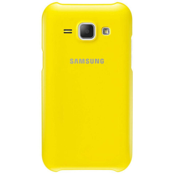 Чехол мягкий Samsung Galaxy J1 EF-PJ100BYEGWW, желтый