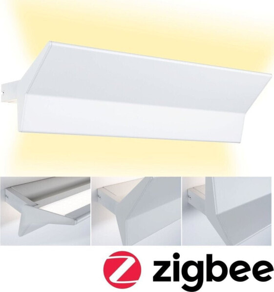 Kinkiet Paulmann Oprawa ścienna STINE LED SH Zigbee 13W+4W 2700-6500K 1400lm DIM 230V biały matowy