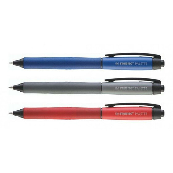 Гелевая ручка Stabilo PALETTE Чёрный 0,4 mm 10 Предметы (10 штук)