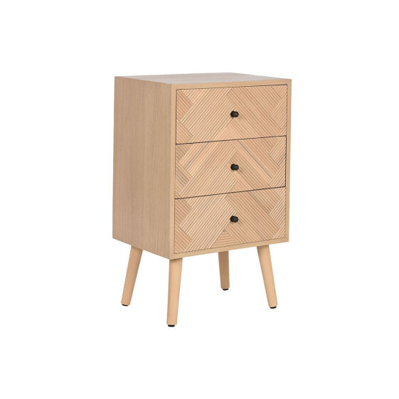 Nightstand Home ESPRIT Natural Paolownia wood MDF Wood 42 x 34 x 70 cm