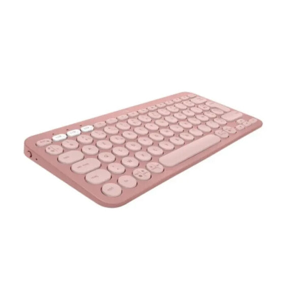 LOGITECH - Kabellose Tastatur - Pebble Keys 2 M380s - Bluetooth - Easy-Switch-Taste - Rosa - (920-011805)