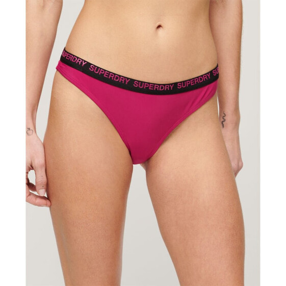 SUPERDRY Elastic Cheeky Bikini Bottom