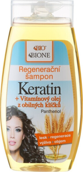 Regenerierendes Shampoo mit Keratin und Weizenkeimöl