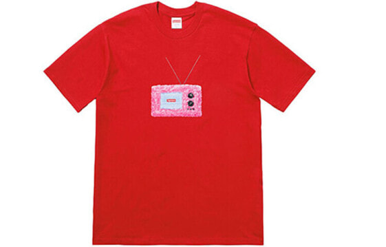 Футболка Supreme SS18 TV Tee Red T SUP-SS18-0095