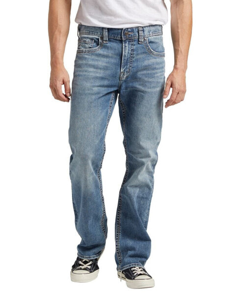 Джинсы мужские Silver Jeans Co. модель Craig Classic Fit Bootcut Stretch - брюки