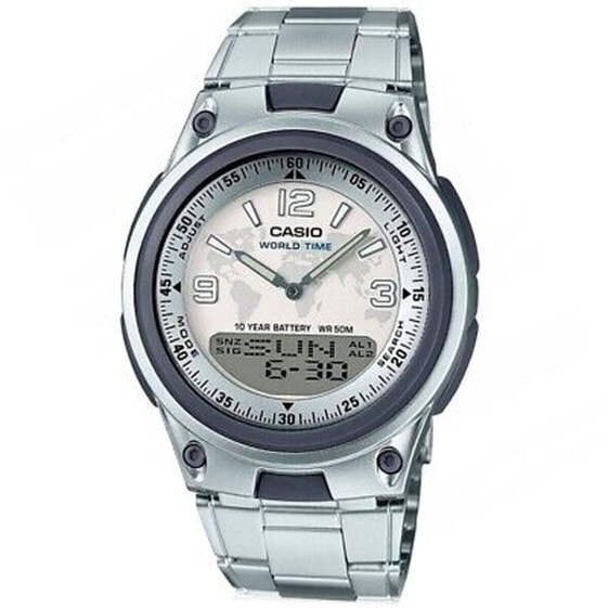 Мужские часы Casio ILLUMINATOR TELEMEMO 30 Серебристый (Ø 40 mm)