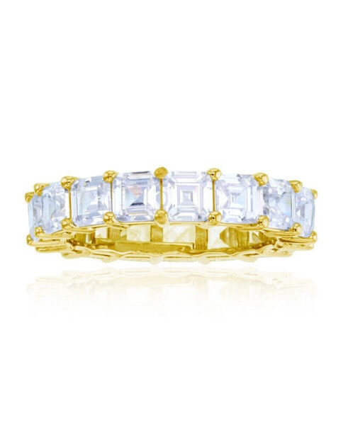 Кольцо Macy's Zirconia Eternity Band Gold-Plated