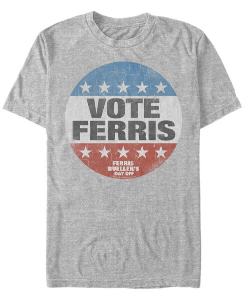 Paramount Men's Ferris Bueller'S Day Off Vote Ferris Short Sleeve T-Shirt