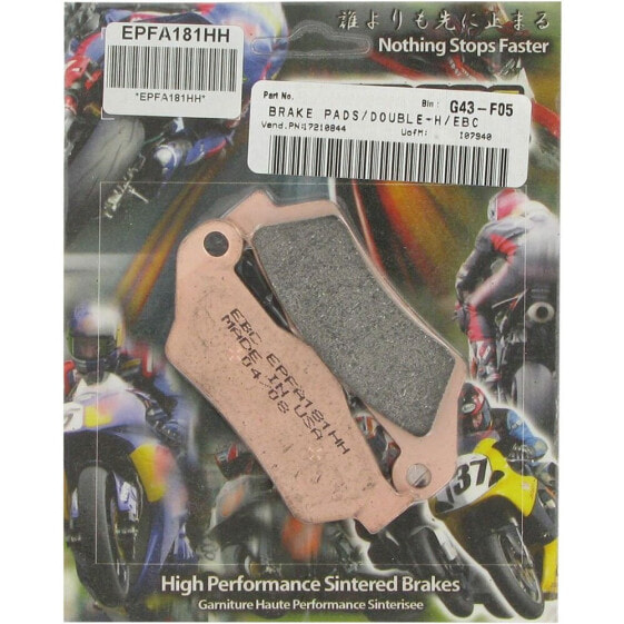 EBC EPFA-HH Series EPFA181HH Sintered Brake Pads