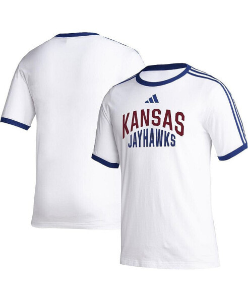Men's White Kansas Jayhawks Arch T-shirt