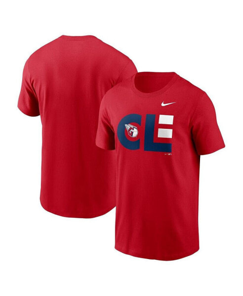 Men's Red Cleveland Guardians Local Hometown T-Shirt