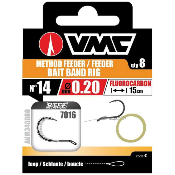 VMC Feeder Bait Band 7016NT Tied Hook 0.250 mm