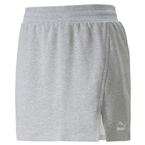 Puma Classics Skirt Womens Grey Casual 53715504