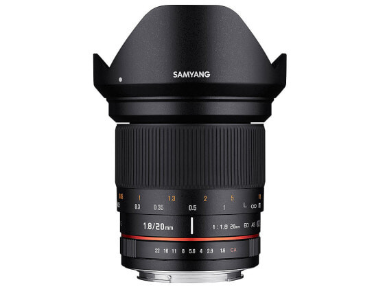 Samyang 20mm F1.8 ED AS UMC - Wide lens - 13/12 - Canon M