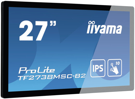 Iiyama ProLite TF2738MSC-B2 - 68.6 cm (27") - 1920 x 1080 pixels - Full HD - LED - 5 ms - Black