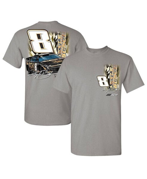 Men's Gray Kyle Busch 3CHI Car T-shirt