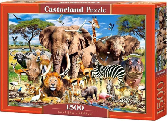 Castorland Puzzle 1500 Savanna Animals CASTOR