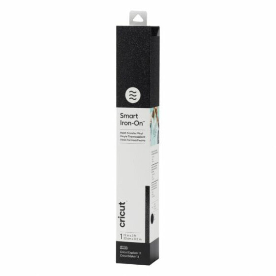 Cricut Smart Iron-On - Heat transfer vinyl roll - Black - Monochromatic - Glitter - 330 mm - 900 mm